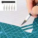 27-teiliges Rollschneider-Set 45 mm Rollschneider &amp; Tranchiermesser &amp; A4-Schneidematte &amp; Nähnadeln für Stoff-Leder-DIY-Näharbeiten