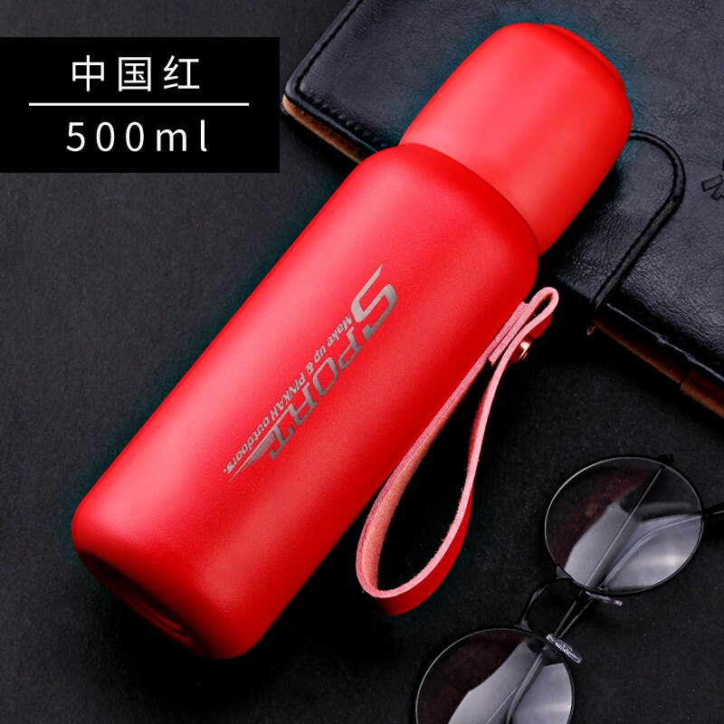 New Style PINKAH Thermos 500ml Portable Leak-proof Vacuum Flask 316 Stainless Steel Outdoor Coffee Tea Insulation Cup