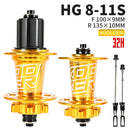 Koozer XM490 Naben 4 Lager MTB Mountainbike Nabe vorne hinten QR oder Thru 28/32/36 Löcher Scheibenbremse Fahrradnabe 8 9 10 11 12Speed