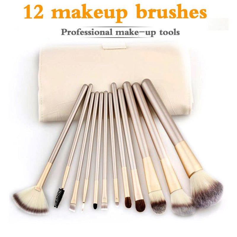 Kaizm 24Pcs Makeup Brushes Sets Beauty Tools Cosmetics Blending EyeShadow Lip Powder Foundation Make-up Brush Tool Kit With Bags