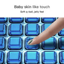 Cojín de asiento Icesense mejorado de Gel CHECA GOODS Gel ortopédico antideslizante y cojines de coxis de espuma viscoelástica para silla de dolor de coxis