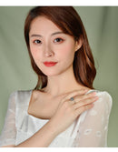 BALMORA 100% echter 925er Sterlingsilber Buddhistischer Ring für Frauen Dame Rotierender Ring Tibetisches Gebet Mantra Ring Viel Glück Ring Geschenk