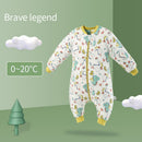 HappyFlute Baby 100% Baumwolle Schlafsack Langarm Winter Cartoon Split Leg Baby Cloth Fit 0~6 Year Baby
