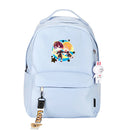 Anime Haikyuu Karasuno VBC Frauen Rucksack Kawaii Rosa Schultaschen Nylon Bookbag Cartoon Reiserucksack Kleine Schule Rugzak