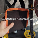 Sport Verstellbare Bauchgurte für Klimmzugstange Hängende Bauchgurte Strapazierfähiger Gurt und mit Neopren gepolstertes Home Gym Core Workouts