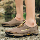 Sommer Mesh Schuhe Herren Turnschuhe Plus Größe Leichte Atmungsaktive Wanderschuhe 2022 Neue Slip-On Bequeme Lässige Herrenschuhe