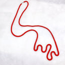 2020 popular fashion designer red rope necklace pendant irregular women's simple clothing jewelry para mujer