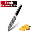 Kitchen Knives 1-9pcs Chef Knives 7CR17 440C High Carbon Stainless Steel Damascus Drawing Gyuto Cleaver Set Slicer Santoku Knife