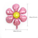 Blume Folienballons Blatt Blume Ballon Geburtstagsfeier Hochzeitsdekorationen Partyzubehör Globos Babyparty Mädchen Kinderspielzeug
