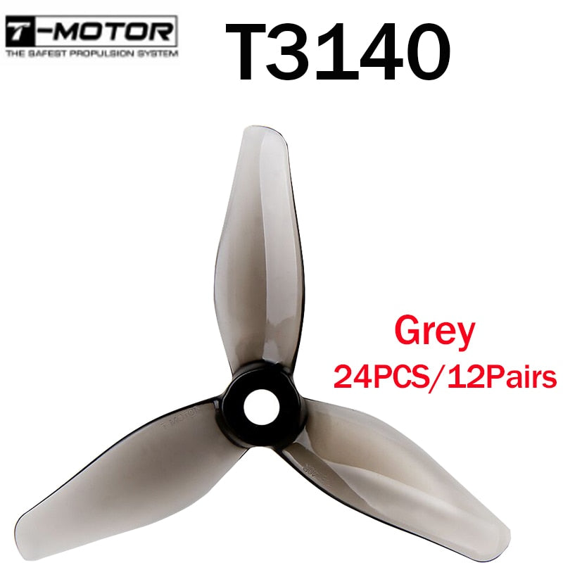 24 pcs/12 Pair T-Motor T3140 3140 3-blade Propeller CW CCW For RC Drone FPV Racing Brushless Motor