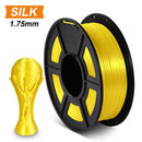 Filamento SUNLU SILK PLA 3D 1,75mm 1kg filamento PLA de textura de seda para impresora 3D materiales de impresión suave Material 3D ecológico