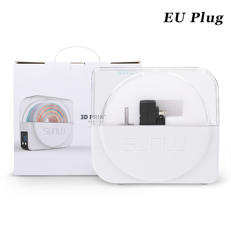 SUNLU 3D-Filament-Trocknungsbox S1 Halten Sie das Trocknen während des Druckens aufrecht Timing-Funktion Temperatur einstellbares LCD-Display Beobachtbare obere Abdeckung