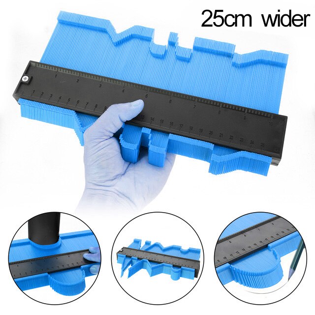 Onnfang Copy Gauge Contour Gauge Duplicator Contour Scale Template Holzmarkierungswerkzeuge Fliesenmesslineal Massenpreis