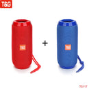 T&amp;G TG117 Portable Bluetooth Speaker Wireless Bass Column Waterproof Outdoor Music Vibro Speakers TF Card Subwoofer Loudspeaker