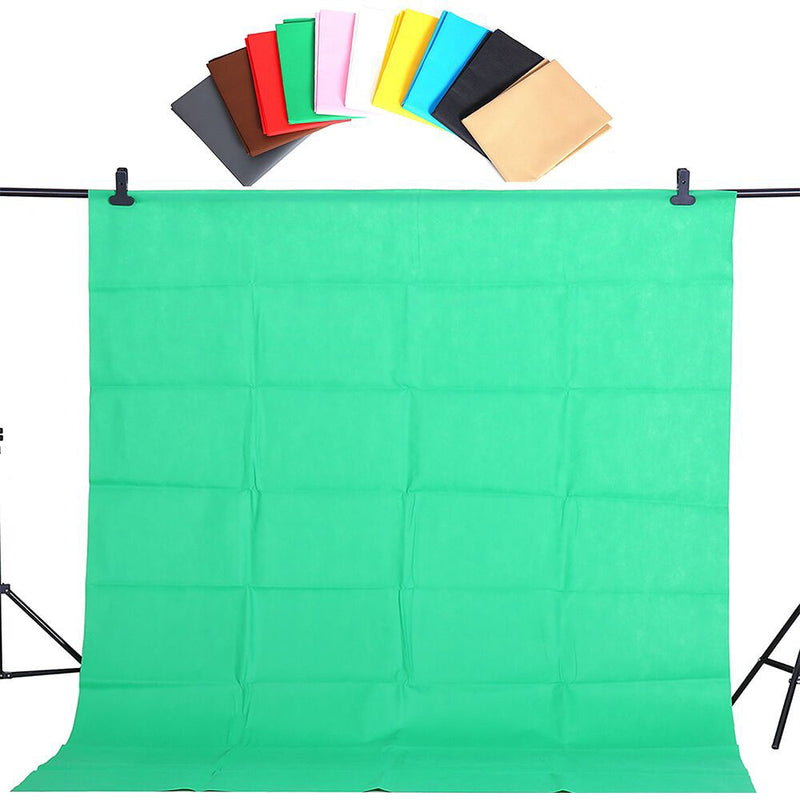 CY gran oferta 1,6x2 m algodón verde no contaminante textil muselina foto fondos estudio fotografía pantalla Chromakey telón de fondo