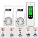 Nashone Thermostat 220 V Temperaturregler Temperaturregler Drahtloser Temperatursensor Warmer Bodenthermostat mit Steckdose EU