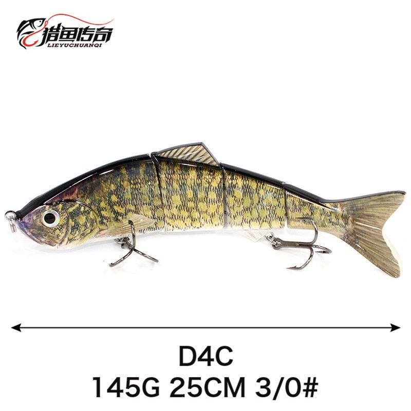 Swimbait Large Fishing Lures Hard Bait Weights 145g Swim Bait Bass Whopper Isca Artificial Articulos De Pesca Salt Water Lures