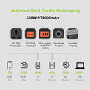 ALLPOWERS 110V 220V Wechselstrom-Kraftwerk Reine Sinuswelle Tragbarer Generator, der Auto-Kühlschrank-TV-Drohnen-Laptops antreibt