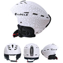 LOCLE Skihelm Herren Outdoor Sport Skihelm Damen Kinder CE Zertifizierung Ski Skateboard Snowboard Helm S/M/L/XL 52-64cm