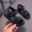 ULKNN Jungen Sandalen Kinder Sandalen Kinderschuhe Gummi Schulschuhe Atmungsaktive Offene Zehe Casual Boy Sandale
