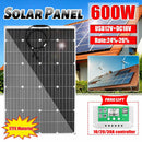 Panel Solar ETFE de 600w y 1200w, 12v, sistema fotovoltaico para el hogar, inversor, Kit completo, cargador de batería de celda Solar para coche, barco, Camping