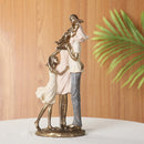 Feiertags-Familien-Skulptur, handgefertigt, Harz, Eltern-Statue, Tochter, Geschenk, Geburtstag, Sohn, Ornament, Basteln, Raumdekoration, Hochzeitstag