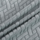 Ohrensessel-Abdeckung Jacquard-Spandex-Stretch-Schonbezüge für Bürostühle Stilvolles 2-teiliges Set mit Gummiband