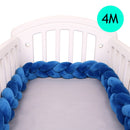 4M Baby Bett Stoßschutz Infant Wiege Kissen Kissen Zopf Knoten Stoßstange Krippe Stoßstange Tour De Lit Bebe Tresse Raumdekoration
