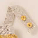 2021-07-02 Lioraitiin 0-18M Newborn Baby Boy Girl Autumn Bodysuit Sleeveless Knitting Sun Printed Jumpsuit 2Styles