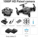 New Mini Drone V2 1080P HD Camera WiFi Fpv Air Pressure Altitude Hold Foldable Quadcopter RC Drone Kid Toy GIft