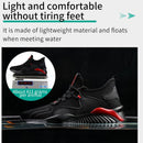 Drop Shipping Herren Stahlkappe Schutzarbeitsschuhe Outdoor Anti Smashing Schuhe Herren Pannensichere Sicherheitsschuhe Turnschuhe