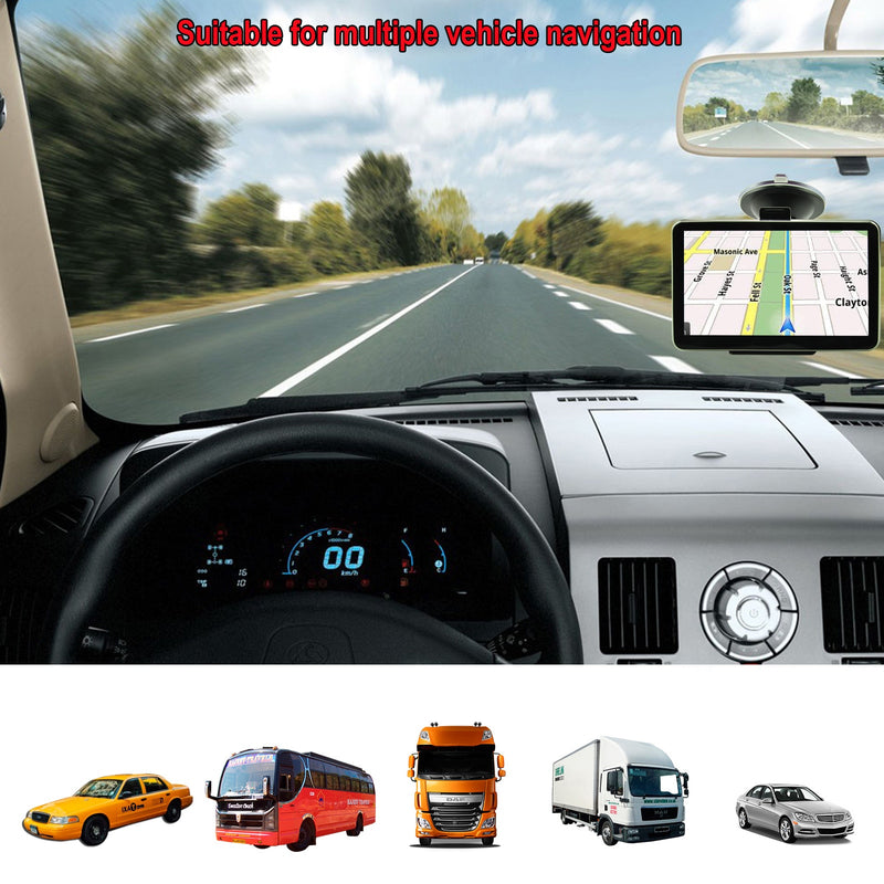 XGODY, navegación GPS portátil para coche, 8GB, 4,3 pulgadas, navegador preciso para camiones, GPS para vehículos, Rusia, Europa, América, mapa gratuito