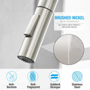 Küchenarmaturen Smart Sensor Pull-Out Warm- und Kaltwasserschalter Mischbatterie Smart Touch Brausehahn Küche Black Crane Sink Armaturen