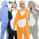 Kigurumi Einhorn Pyjama Stitch Adult Animal Onesie Frauen Männer Paar Pyjamas Winter Pijamas Anzug Panda Nachtwäsche Flanell Pyjamas