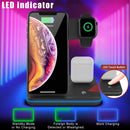 3 in 1 15W Fast Wireless Charger Dock Stand für iPhone 13 12 11 XS XR X 8 Apple Watch iWatch 7 6 Airpods Pro Qi Ladestation