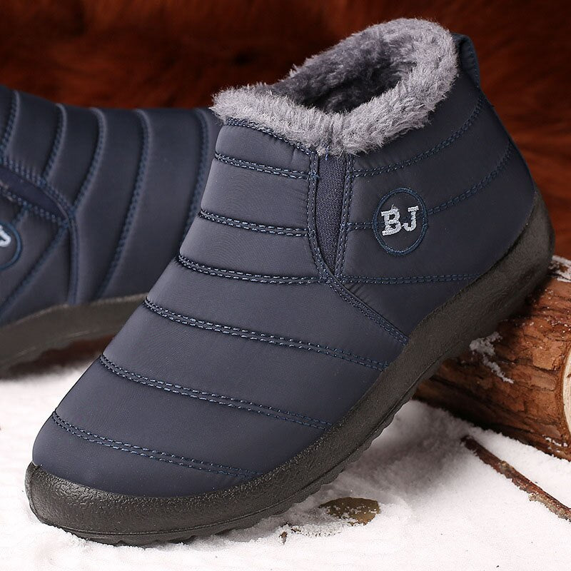 Women Boots Fashion Boots Woman Slip On Winter Warm Shoes Lady Ankle Boots Women Plus Size Winter Boots For Women Winter Shoes