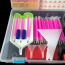 126/127/128pcs Diamant-Malwerkzeug-Sets 5D Diamant-Malerei-Zubehör-Kits Aufbewahrungsbox Roller Point Sticker Drill Pen Set