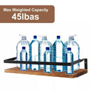 Wandregal aus Holz, schwimmendes Gestell, Wanddekoration, Multifunktions-Aufbewahrungshalter, Regal, dekorativ für Küchen-/Schlafzimmerrahmen