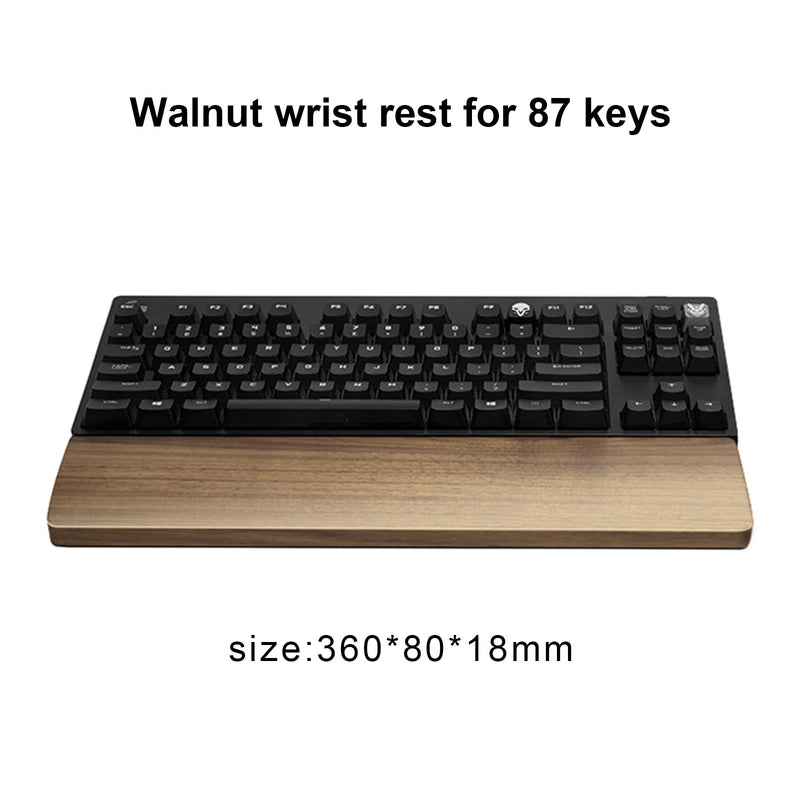 Tastatur-Handgelenkauflage aus Walnussholz Vaydeer Ergonomische Gaming-Schreibtisch-Handgelenkauflage