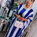 Abaya Dubai Maxi Bazin Afrikanisches Design Loses Kleid Robe Kleider Muslimische Dame Party Europäische Kleidung Amerikanische Kleidung