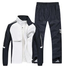 Marke Trainingsanzug Männer Zweiteilige Kleidung Sets Freizeitjacke + Hose Outwear Sportanzug Frühling Herbst Sportbekleidung Sweatsuits Mann Kleidung