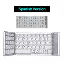 Folding Bluetooth Keyboard Wireless Klavye English/Russian/Spanish/Arabic/Hebrew/Portugues for IOS/Android/Windows ipad Tablet