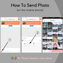 Cartera con foto personalizada para mujer, cartera larga de piel sintética de gran capacidad con doble cremallera, regalo para el Día de la madre