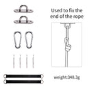 Lassen Sie uns Babyschaukeln aus Segeltuch hängen, 13-24 Monate, Hängespielzeug, Hängematte, Sicherheits-Babywippe, Indoor-Schaukel aus Holz