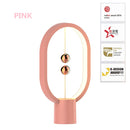 2022 Neueste USB-betriebene Mini-HENG-Ellipse-magnetischer Mid-Air-Schalter Nachtlicht-Balance LED-Tischlampe Büro-Wohnkultur