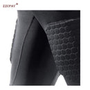 Herren Sport Knieschützer Ellbogen Stoßschutz Kompression Gepolsterte Shorts Shirt Weste Set Fußball Basketball Schutzausrüstung Brust Rippenschutz