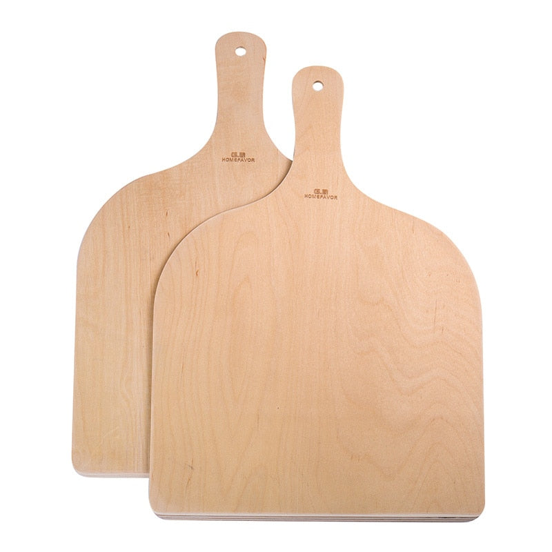 Pizza Peel Wooden Cutting Board Custom Pizza Shovel Pastry Baking Paddle Kitchen BBQ Tools