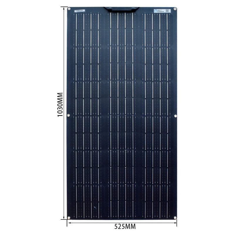 Módulo de panel solar flexible XINPUGUANG 2 uds 18v 100 vatios 200W con controlador para batería de 12V 24V coche RV carga en casa