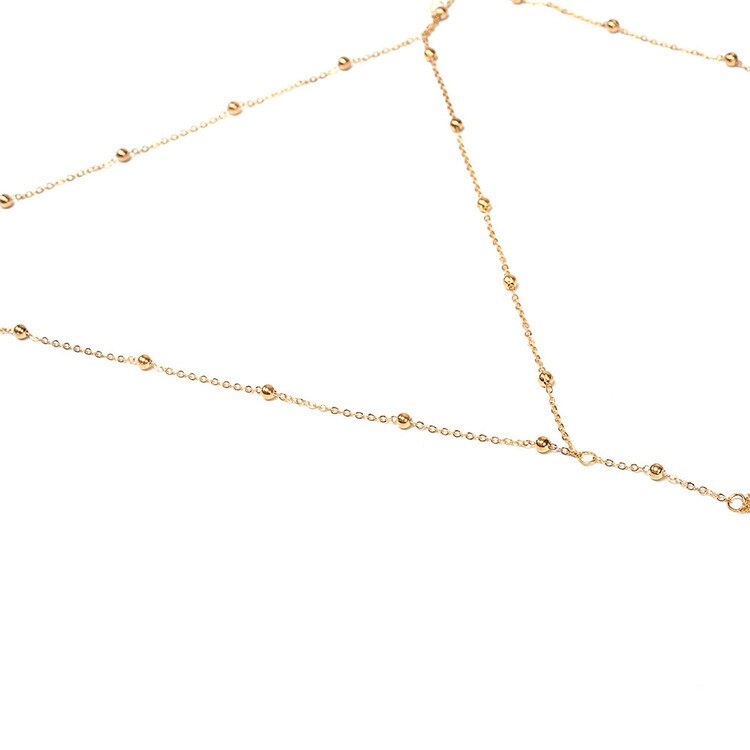 Diamantes de imitación borla cuerpo cadena Sexy playa oro plata Color boda accesorios sujetador Cruz cuerpo cadena joyería para mujer