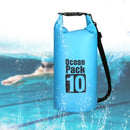 Wasserdichte Trockentasche mit Riemen PVC-Rucksack Schwimmtasche für die Aufbewahrung im Freien, Camping, Reisen, Schwimmen, Strandangeln